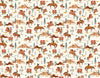 Western Cowboys Rodeo Wallpaper, Seamless Pattern Mural, Oversized Custom Size Wall Art, Non-Woven, Non-Adhesive, Modern Wall Paper, Removable
