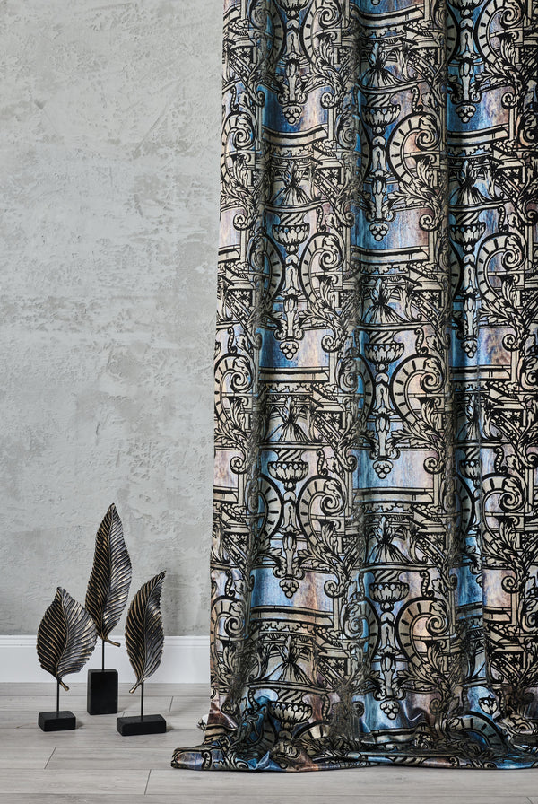 Tobia Fabric-High-End Drapery Styling Tips from Celebrity Homes