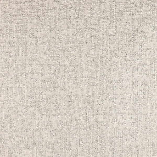 Abstract Glam 3D Embossed Wallpaper, Off White, Silver Metallic Accents Luxury Wallcovering, Washable, Durable Home and Commercial Use Wall Decor - Walloro High End Wallcoverings & More