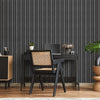 Gray Black Wall Panel, PS Wall Home Decoration Panel-Premium Quality - Walloro Luxury 3D Embossed Textured Wallpaper