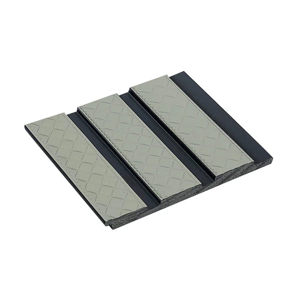 Light Grey Woven Pattern Wall Panel, PS Wall Home Decoration Panel-Premium Quality