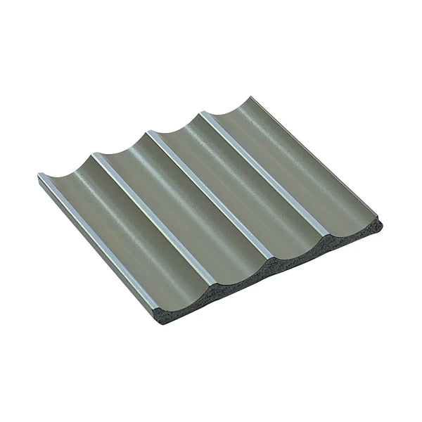 Warm grey-beige Striped Panel , PS Wall Home Decoration Panel-Premium Quality