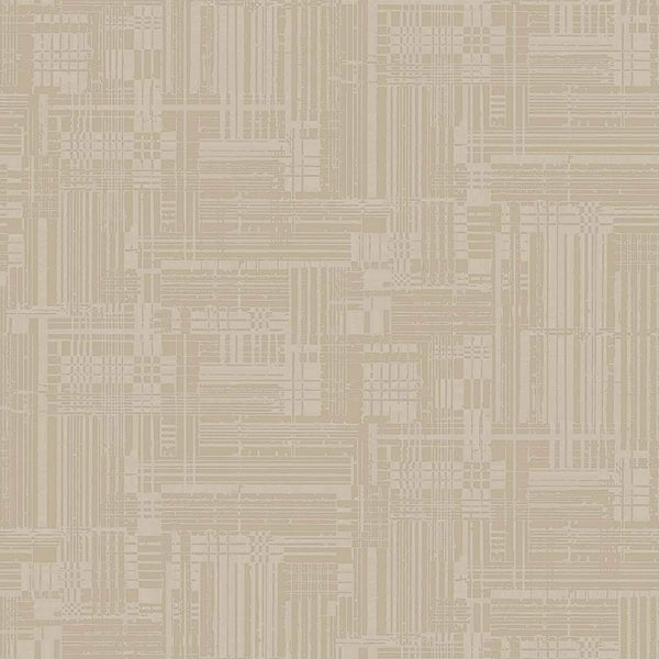 Beige Modern Abstract Geometric Wallpaper, Stylish 3D Embossed Neutral Colors Wallcovering - Walloro High End Wallcoverings & More