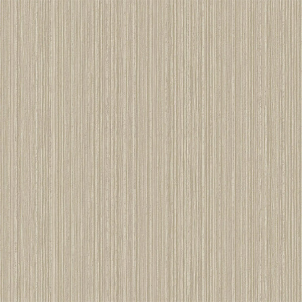 Beige Modern Embossed Striped Wallpaper, Plain Solid Color Textured Wallcovering - Walloro High End Wallcoverings & More