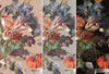 Black Large Peony Floral Wall Mural, Floral Flowers Wallpaper, Oversized Elegant Custom Size Wall Art, Non-Woven, Non-Pasted, Removable - Walloro High End Wallcoverings & More