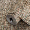Brown Green Basket Weave Woven Textile Wallpaper, Beige, Blue Realistic 3D Textured Fabric Linen Multi-Color Wallcovering - Walloro High End Wallcoverings & More
