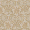 Damask Flocked Velvet Feel Wallpaper, Beige Deep 3D Embossed Quilted Texture Luxury Wallcovering, Non-Woven - Walloro High End Wallcoverings & More