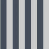 Dark Blue Timeless Bold Striped Wallpaper, Flocked Textured Velvet Feeling Thick Lines Wallcovering - Walloro High End Wallcoverings & More