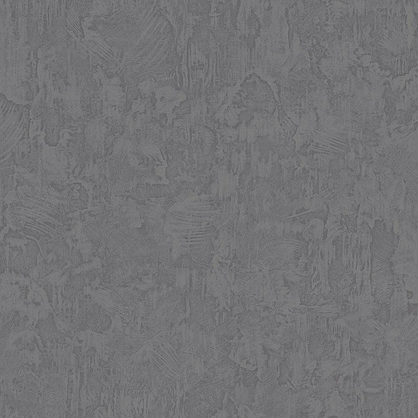 Dark Gray Sleek Embossed finish Solid Color Wallpaper, Abstract Modern Minimalist Rich Textured Wallcovering - Walloro High End Wallcoverings & More