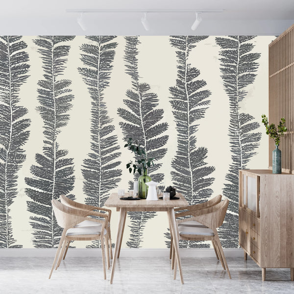 Ikat Ethnic Tribal Wallpaper, Seamless Pattern Mural, Oversized Custom Size Wall Art, Non-Woven, Non-Adhesive, Modern Wall Paper, Removable