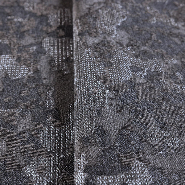 Distressed Worn Wallpaper, Black 3D Embossed Textured Weathered Solid Color Wallcovering, Abstract Contemporary Home Commercial Interior Wall Design - Walloro High End Wallcoverings & More