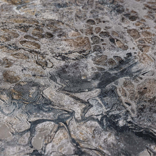 Elegant Blue Spark Marble Wallpaper, Blue, Gray Home Wall Decor, Shiny Marbled Wallpaper, Textured Wallcovering Non-Adhesive, Non-Peel and Stick - Walloro High End Wallcoverings & More