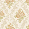 Embossed Floral Wallpaper, White Home Wall Decor, Aesthetic Wallpaper, Textured Wallcovering Non-Adhesive and Non-Peel and Stick - Walloro High End Wallcoverings & More
