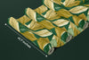 Gold and Light Green Small Leaves Wallpaper, Seamless Pattern Mural, Oversized Custom Size Wall Art, Non-Woven, Non-Adhesive, Modern Wall Paper, Removable