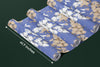 Abstract Floral, Blue Background Wallpaper, Seamless Pattern Mural, Oversized Custom Size Wall Art, Non-Woven, Non-Adhesive, Modern Wall Paper, Removable