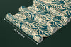 Beige Leaves Wallpaper, Seamless Pattern Mural, Oversized Custom Size Wall Art, Non-Woven, Non-Adhesive, Modern Wall Paper, Removable