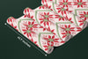 Christmas Ikat Wallpaper, Seamless Pattern Mural, Oversized Custom Size Wall Art, Non-Woven, Non-Adhesive, Modern Wall Paper, Removable