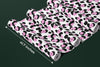 Pink and Black Leopard Wallpaper, Seamless Pattern Mural, Oversized Custom Size Wall Art, Non-Woven, Non-Adhesive, Modern Wall Paper, Removable