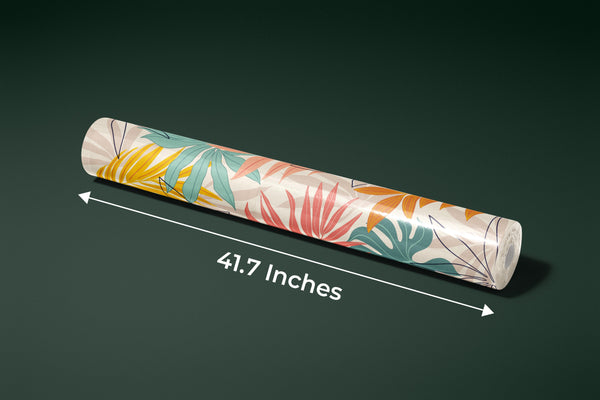 Abstract Art Wallpaper, Botanical Mural, Oversized Custom Size Wall Art, Non-Woven, Non-Adhesive, Modern Wall Paper, Removable