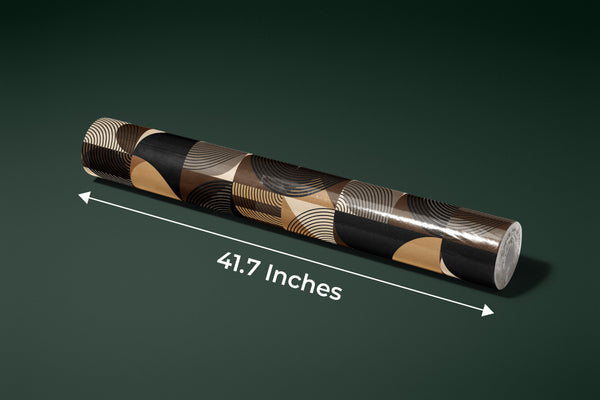 Black and Brown Wallpaper, Geometric Mural, Oversized Custom Size Wall Art, Non-Woven, Non-Adhesive, Modern Wall Paper, Removable