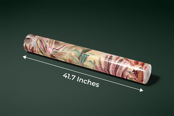 Tropical Forest Wallpaper, Leaves and Trees Mural, Oversized Custom Size Wall Art, Non-Woven, Non-Adhesive, Modern Wall Paper, Removable