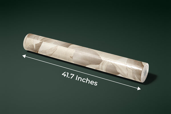 Abstract Botanical Wallpaper, Brown and Beige Wall Mural, Oversized Custom Size Wall Art, Non-Woven, Non-Adhesive, Modern Wall Paper, Removable