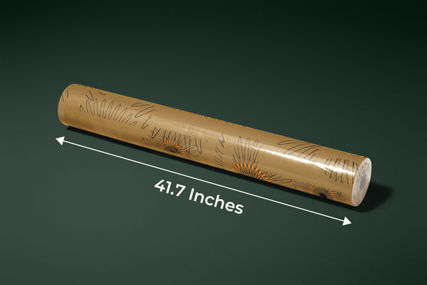 Abstract Sunflower Elements Wallpaper, Seamless Pattern Mural, Oversized Custom Size Wall Art, Non-Woven, Non-Adhesive, Modern Wall Paper, Removable