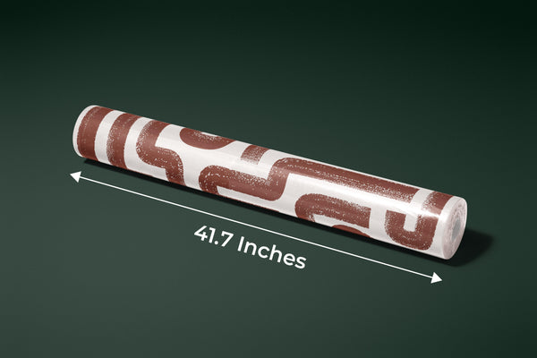 Brown Lines Wallpaper, Seamless Pattern Mural, Oversized Custom Size Wall Art, Non-Woven, Non-Adhesive, Modern Wall Paper, Removable