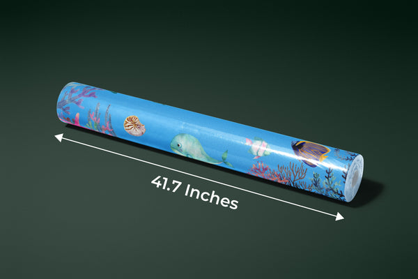 Underwater Wallpaper, Sea Animals Mural, Oversized Custom Size Wall Art, Non-Woven, Non-Adhesive, Modern Wall Paper, Removable