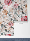 Elegant Beatiful Floral Wallpaper, Seamless Pattern Mural, Oversized Custom Size Wall Art, Non-Woven, Non-Adhesive, Modern Wall Paper, Removable