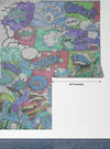 Comics Wallpaper, Graffiti Mural, Oversized Custom Size Wall Art, Non-Woven, Non-Adhesive, Modern Wall Paper, Removable