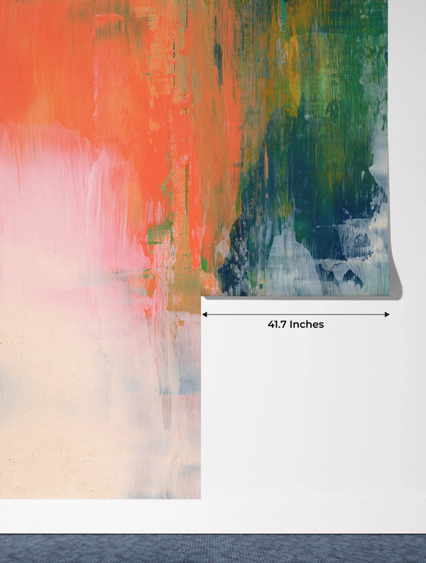Colorful Texture Wallpaper, Acrylic Mural, Oversized Custom Size Wall Art, Non-Woven, Non-Adhesive, Modern Wall Paper, Removable