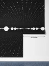 Points in Space Wallpaper, Dimensional Abstract Mural, Oversized Custom Size Wall Art, Non-Woven, Non-Adhesive, Modern Wall Paper, Removable