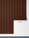 Oak Wood Wallpaper, Dark Brown Mural, Oversized Custom Size Wall Art, Non-Woven, Non-Adhesive, Modern Wall Paper, Removable