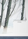 Winter Forest Wallpaper, Deer Mural, Oversized Custom Size Wall Art, Non-Woven, Non-Adhesive, Modern Wall Paper, Removable