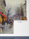 Old Town Wallpaper, Watercolor Mural, Oversized Custom Size Wall Art, Non-Woven, Non-Adhesive, Modern Wall Paper, Removable