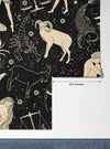 Signs Zodiac Wallpaper, Seamless Pattern Mural, Oversized Custom Size Wall Art, Non-Woven, Non-Adhesive, Modern Wall Paper, Removable