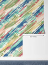 Shibori Tie Dye Wallpaper, Seamless Mural, Oversized Custom Size Wall Art, Non-Woven, Non-Adhesive, Modern Wall Paper, Removable
