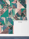 Animal Prints Wallpaper, Seamless Pattern Mural, Oversized Custom Size Wall Art, Non-Woven, Non-Adhesive, Modern Wall Paper, Removable