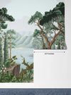 Landscape Wallpaper, Alcove Mural, Oversized Custom Size Wall Art, Non-Woven, Non-Adhesive, Modern Wall Paper, Removable