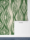 Ikat Aztech Style Wallpaper, Seamless Pattern Mural, Oversized Custom Size Wall Art, Non-Woven, Non-Adhesive, Modern Wall Paper, Removable