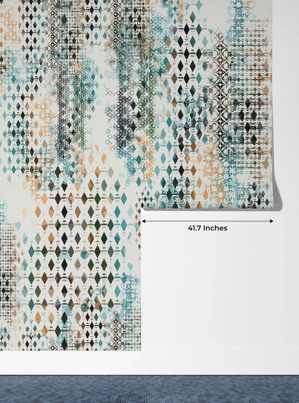 Modern and Elegant Wallpaper, Seamless Pattern Mural, Oversized Custom Size Wall Art, Non-Woven, Non-Adhesive, Modern Wall Paper, Removable