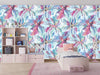 Colorful Tie Dye Shibori Wallpaper, Seamless Pattern Mural, Oversized Custom Size Wall Art, Non-Woven, Non-Adhesive, Modern Wall Paper, Removable