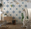 Talavera Wallpaper, Seamless Pattern Mural, Oversized Custom Size Wall Art, Non-Woven, Non-Adhesive, Modern Wall Paper, Removable