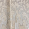 Glam Solid Color Wallpaper, Off White, Silver Rich Embossed Abstract Metallic Accents, Shimmering Design - Walloro High End Wallcoverings & More