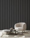 Gray Black Wall Panel, PS Wall Home Decoration Panel-Premium Quality - Walloro High End Wallcoverings & More