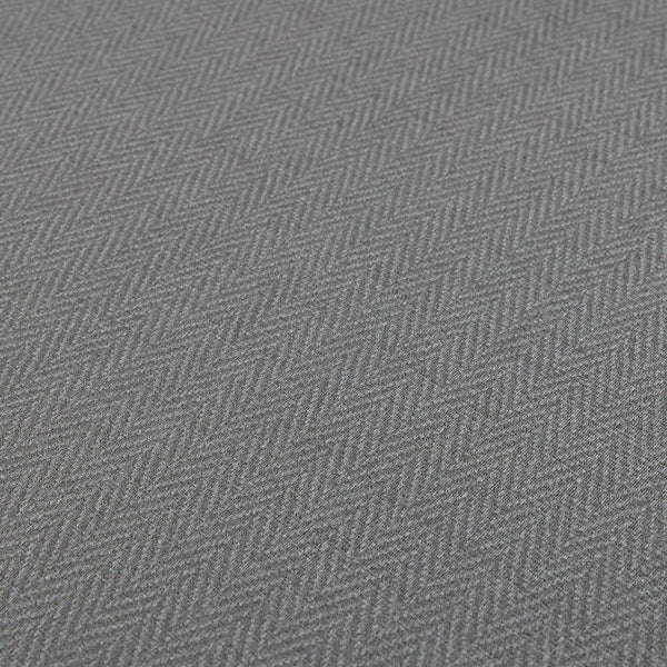 Gray Chevron Wallpaper, Textured Modern Fabric Like Wallcovering, Solid Neutral Colors - Walloro High End Wallcoverings & More