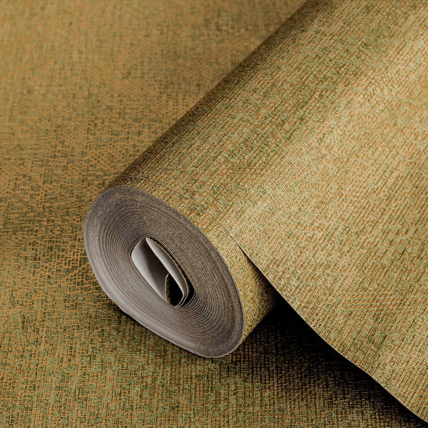 Green Metallic Lines Abstract Wallpaper, 3D Embossed Realistic Shiny Lines Wallcovering - Walloro High End Wallcoverings & More