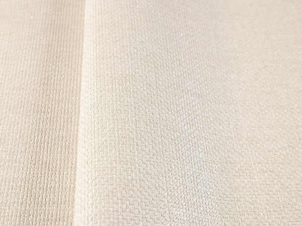 Ivory Glitter Neutral Colors Textured Wallpaper, Non-Adhesive Traditional Wallcovering - Walloro High End Wallcoverings & More