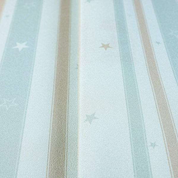 Kids Room Striped Textured Wallpaper, Blue Colorful, Boys Girls Bedroom Wallpaper, Nursery Wallpaper, 114 sq ft, Kids Bathroom Wallpaper - Walloro High End Wallcoverings & More